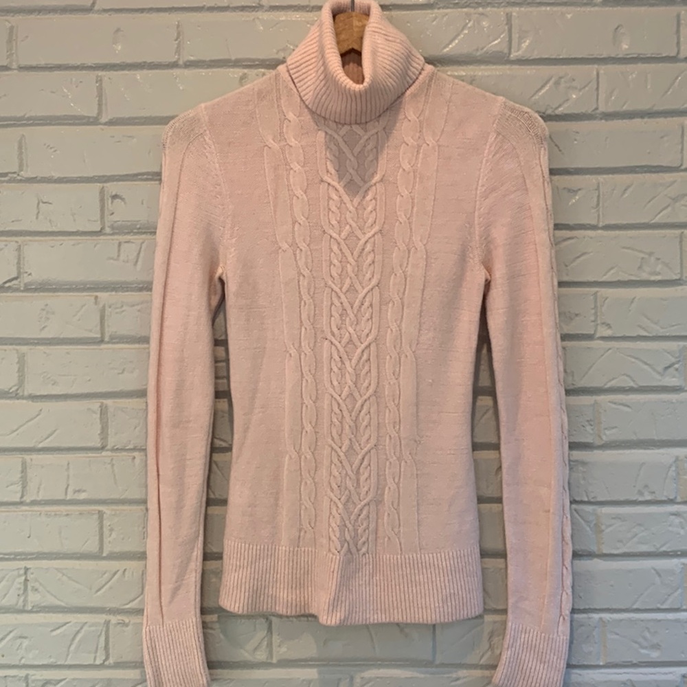 Bebe Turtleneck Pink Sweater